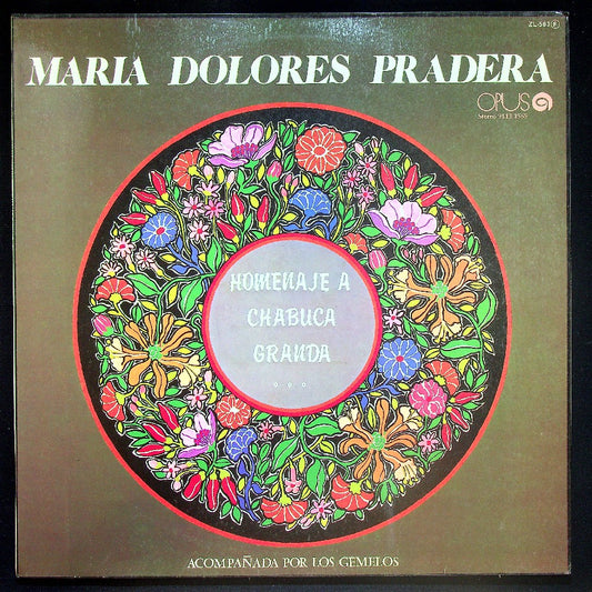 EBOND Maria Dolores Pradera - Homenaje A Chabuca Granda Vinile V023073