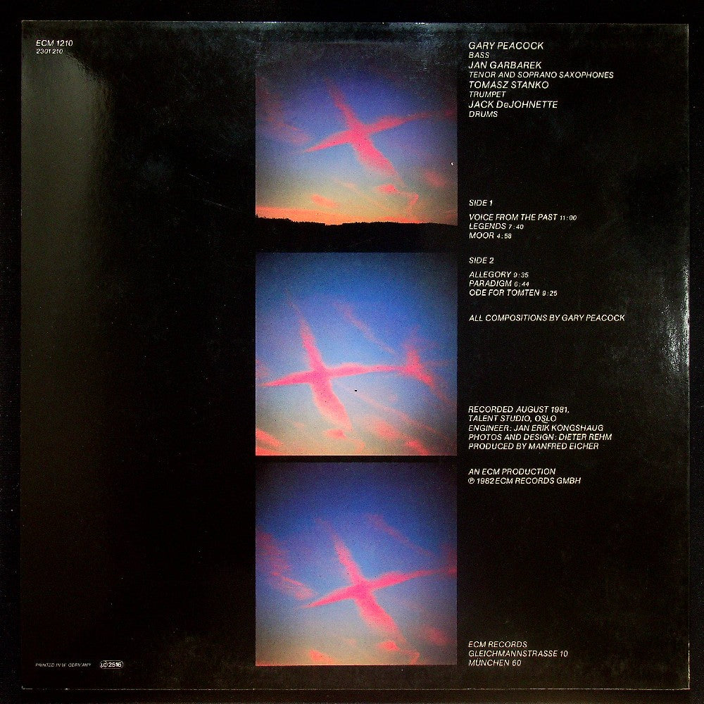 EBOND Gary Peacock - Voice From The Past - PARADIGM Vinile V023092