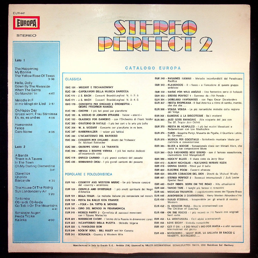 EBOND The Jack Lester Special Band - Stereo Perfect 2 Vinile V023132
