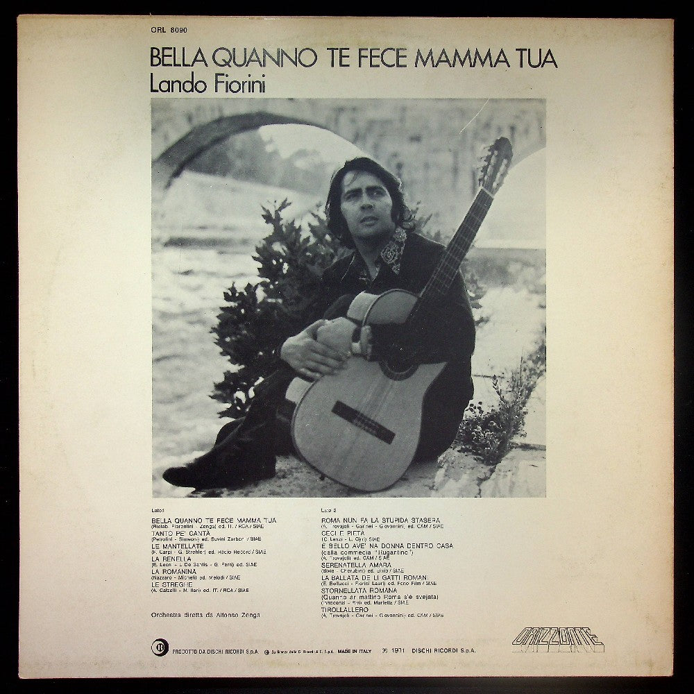 EBOND Lando Fiorini - Bella Quanno Te Fece Mamma Tua Vinile V024068