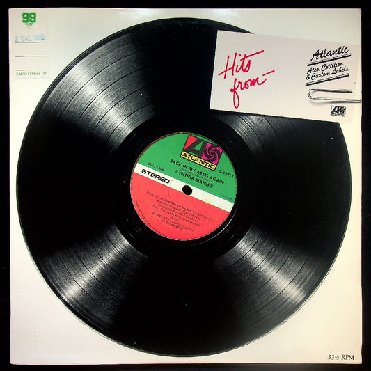 EBOND Cynthia Manley - Back In My Arms Again Vinile V024071