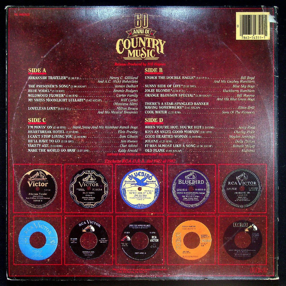 EBOND Various - 60 Anni Di Country Music Vinile V024078