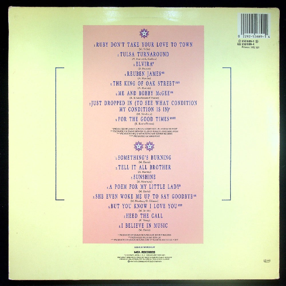 EBOND Kenny Rogers - The Hit Singles Collection Vinile V024082