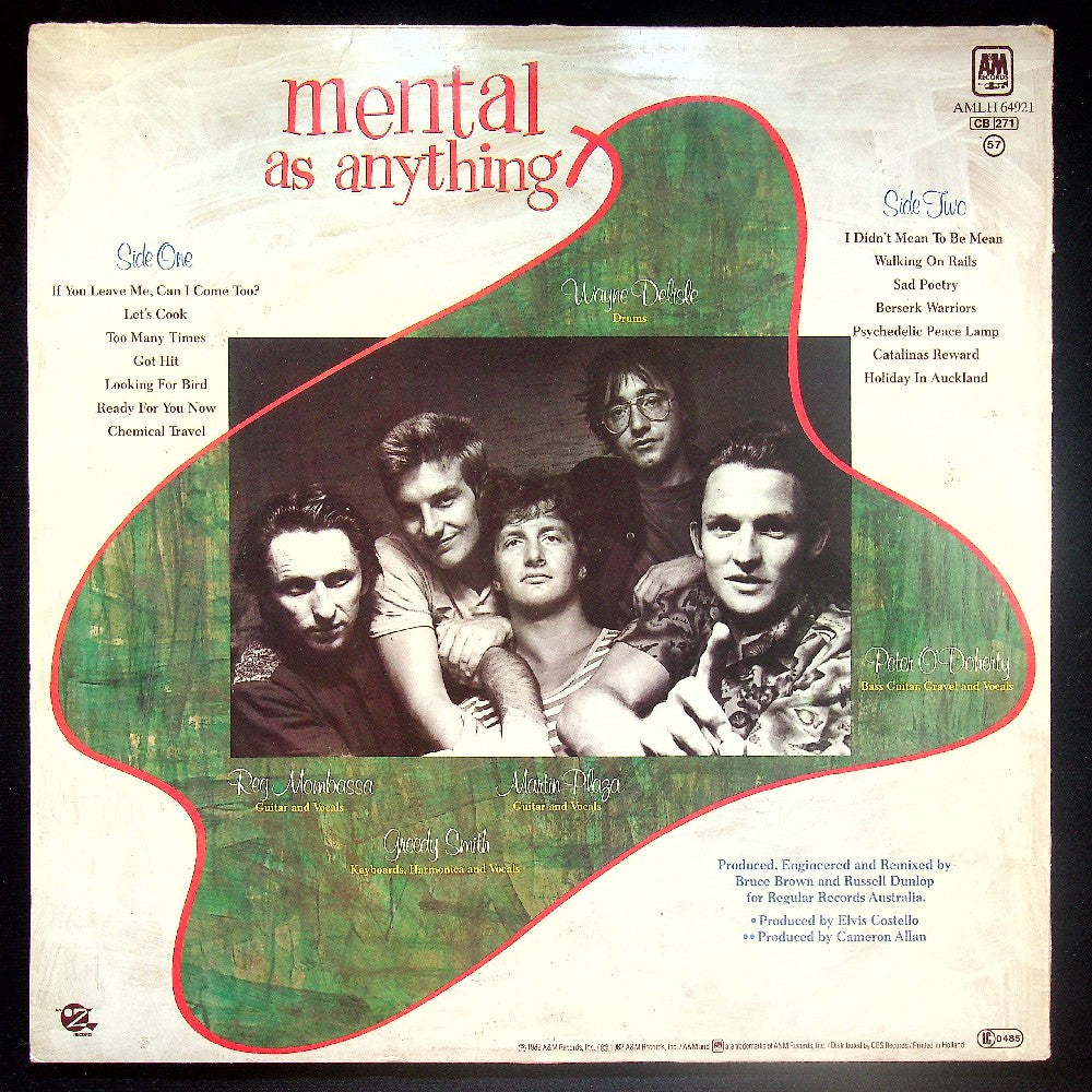 EBOND Mental As Anything - If You Leave Me, Can I Come Too? Vinile V024085