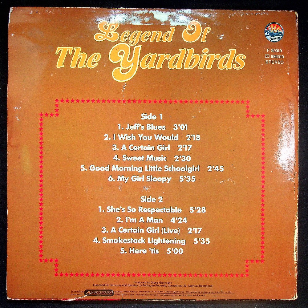 EBOND The Yardbirds - Legend Of The Yardbirds Vol. 3 Vinile V024094