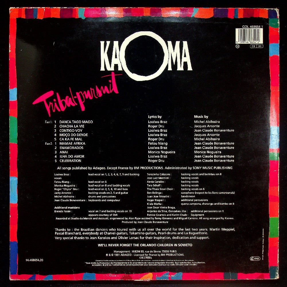 EBOND Kaoma - Tribal Pursuit Vinile V024104