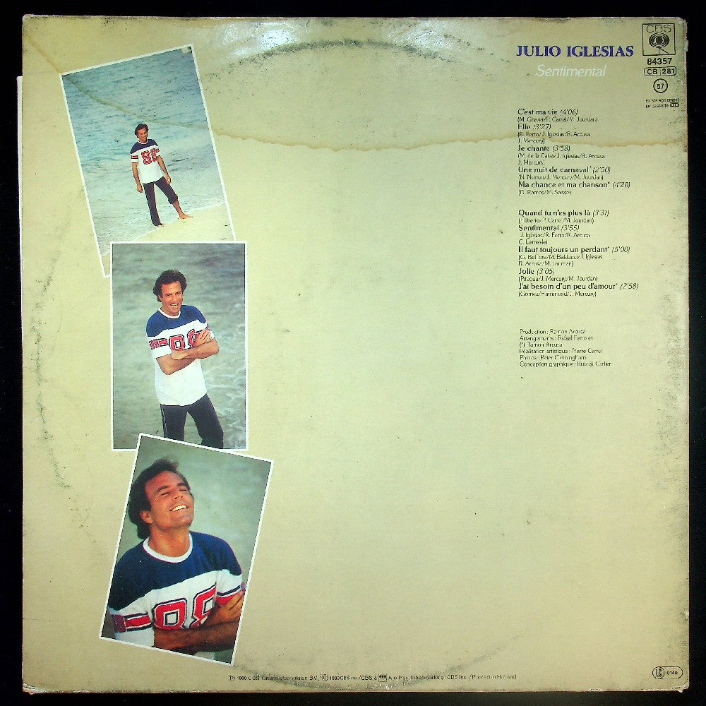 EBOND Julio Iglesias - Sentimental Vinile V024112