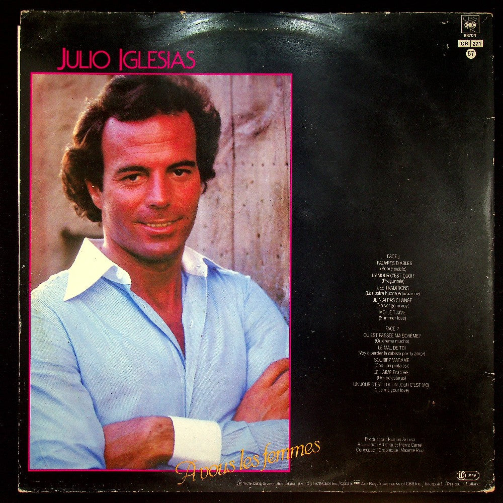 EBOND Julio Iglesias - A Vous Les Femmes Vinile V024113