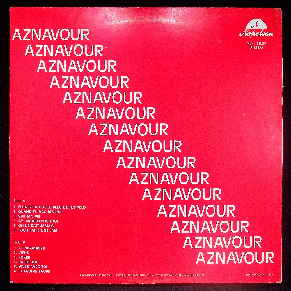 EBOND Aznavour - Aznavour Vinile V024122