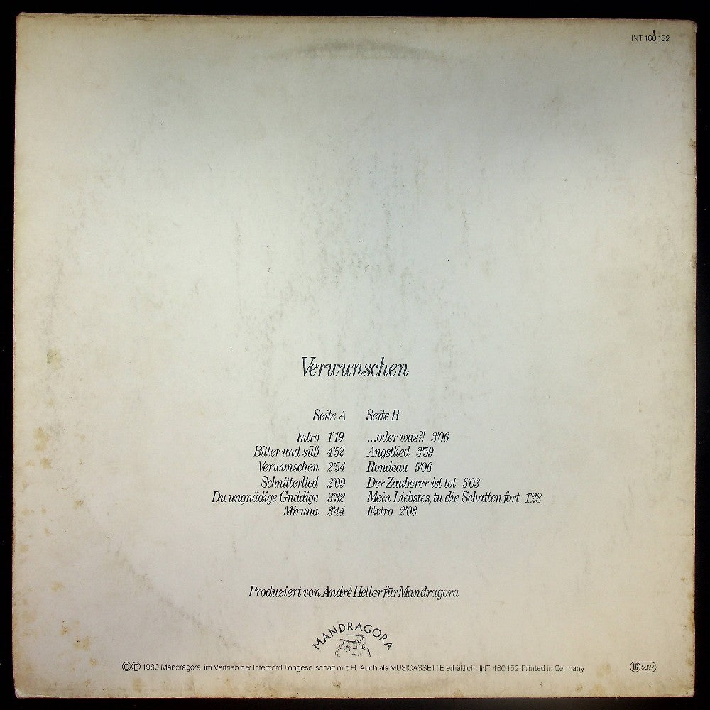 EBOND Andre Heller - Verwunschen Vinile V024125