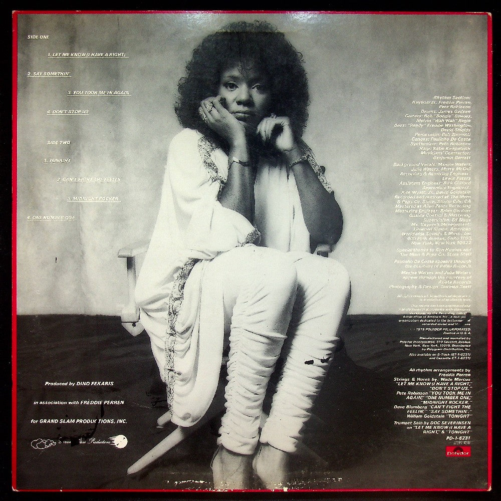 EBOND Gloria Gaynor - I Have A Right Vinile V025057
