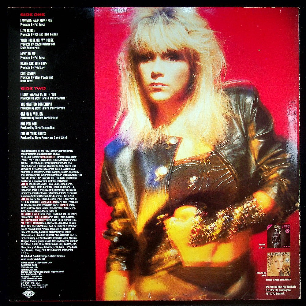 EBOND Samantha Fox - I Wanna Have Some Fun Vinile V025109