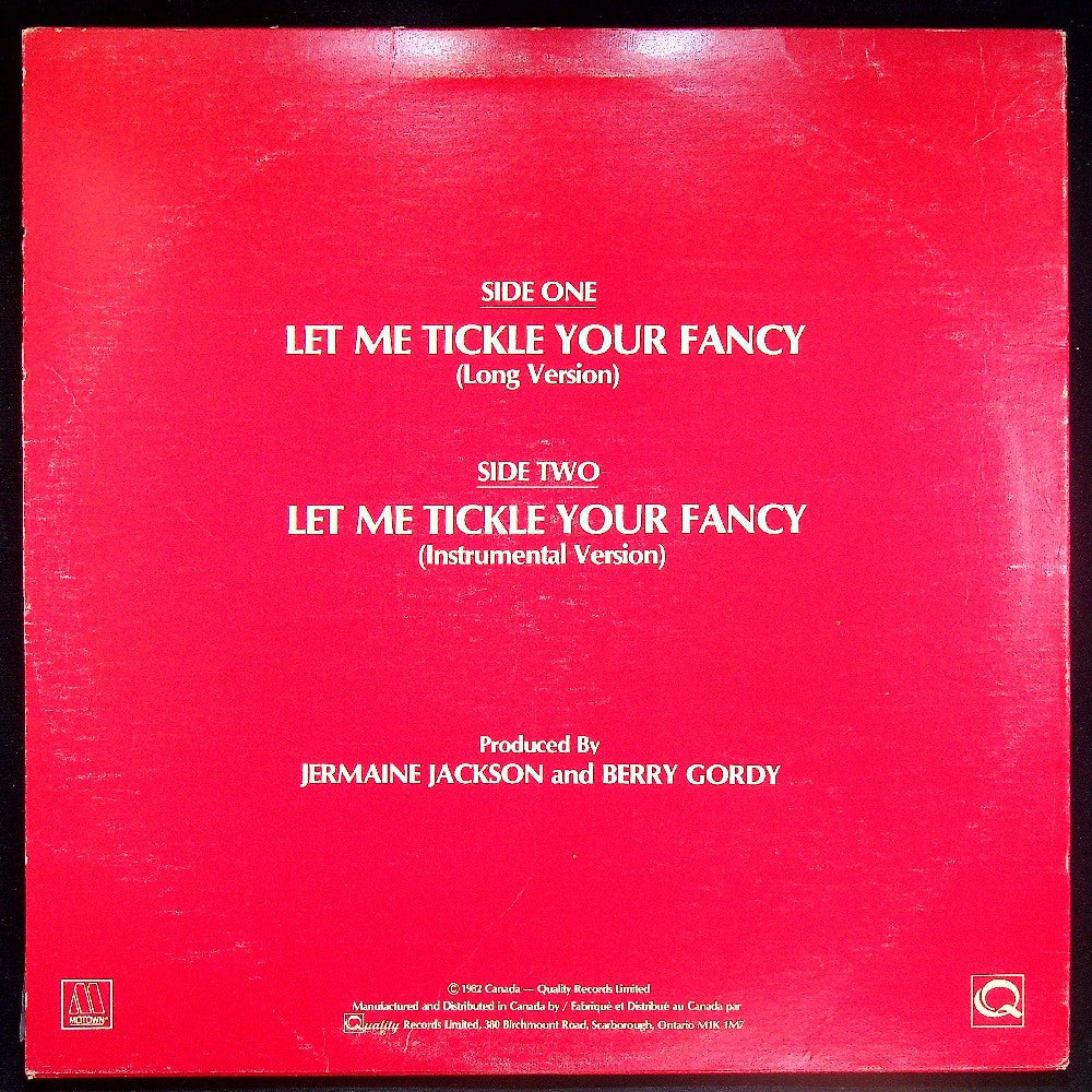 EBOND Jermaine Jackson - Let Me Tickle Your Fancy Vinile V025127