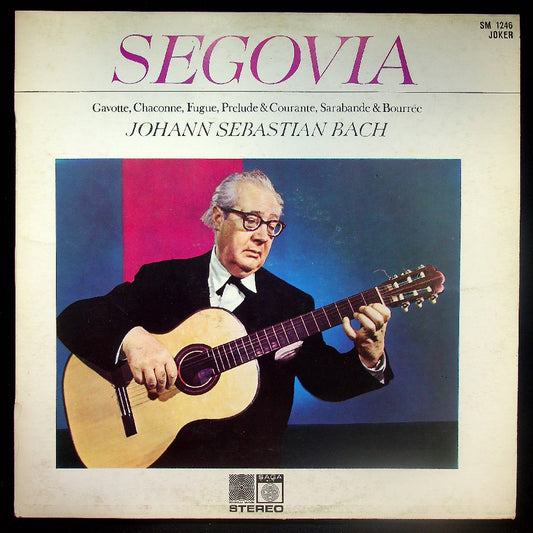 EBOND Segovia - Segovia Plays Bach Vinile V026101