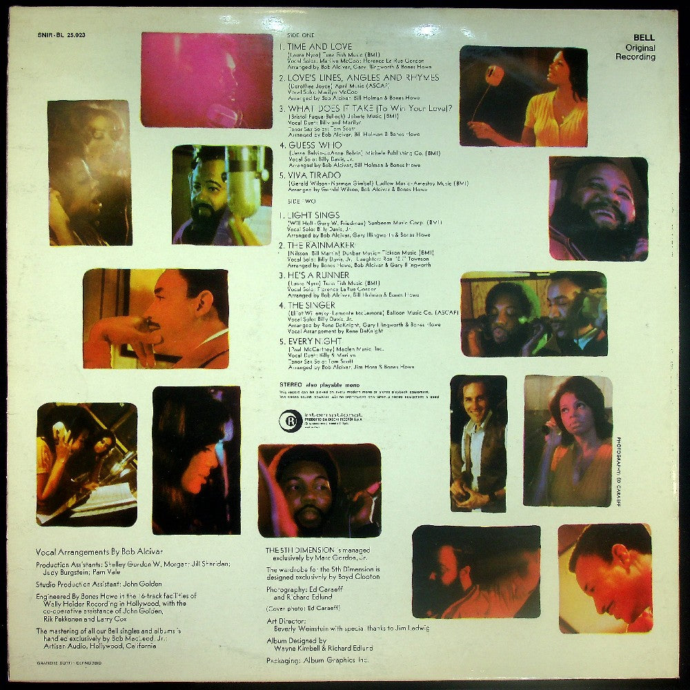 EBOND The 5th Dimension - Love's Lines, Angles And Rhymes Vinile V026110
