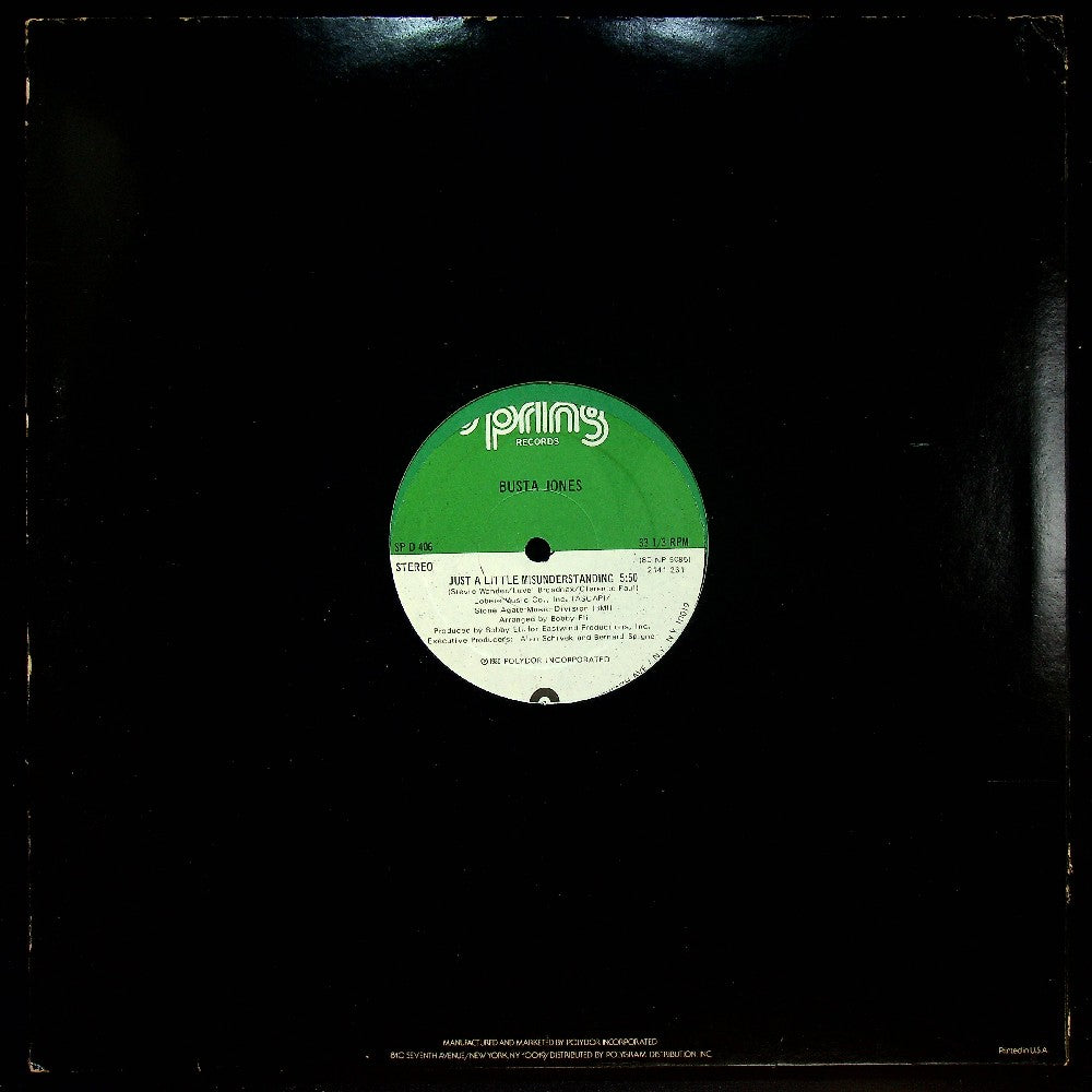 EBOND Busta Jones - Just A Little Misunderstanding Vinile V028019