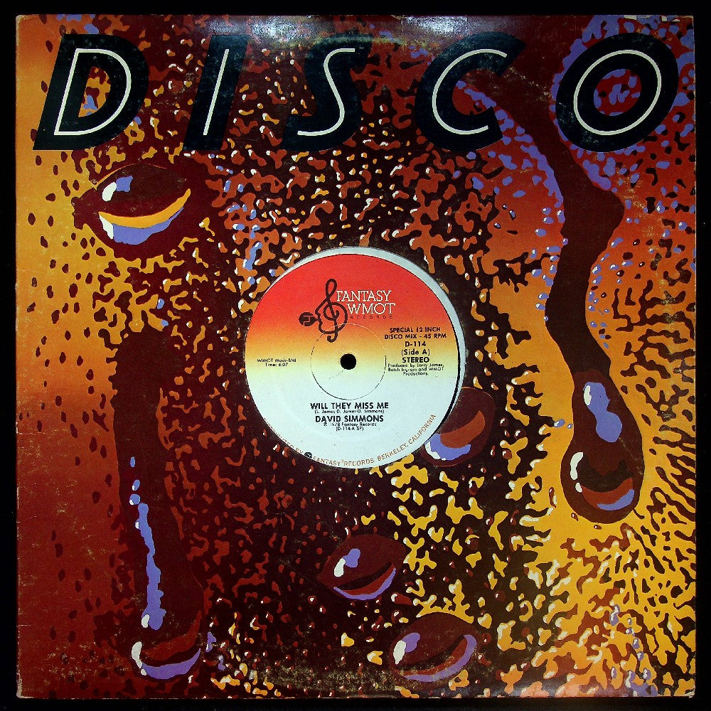 EBOND David Simmons - Will They Miss Me / Hard And Heavy Vinile V028029