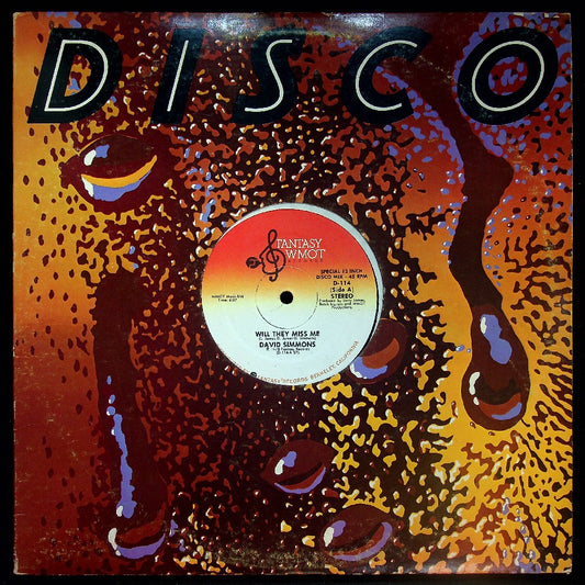 EBOND David Simmons - Will They Miss Me / Hard And Heavy Vinile V028029
