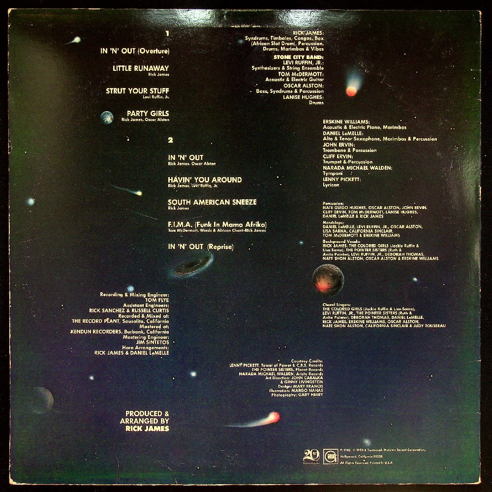 EBOND Rick James - In 'n' Out Vinile V028100