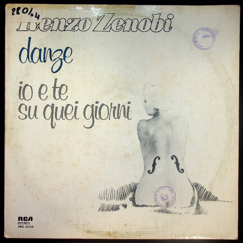 EBOND Renzo Zenobi - Danze / Io E Te Su Quei Giorni Vinile V029016