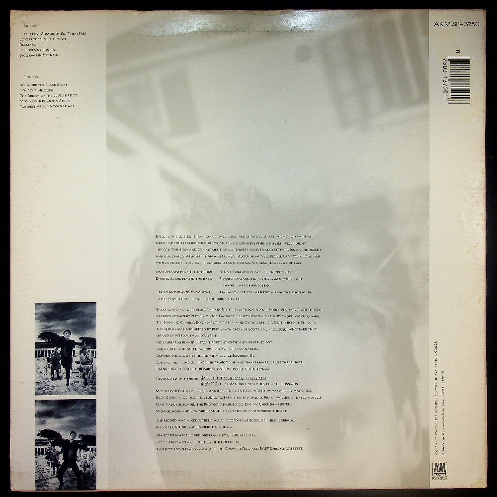 EBOND Sting - The Dream Of The Blue Turtles Vinile V029036