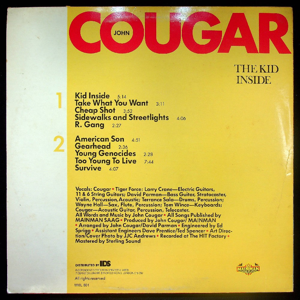 EBOND John Cougar - The Kid Inside Vinile V029037