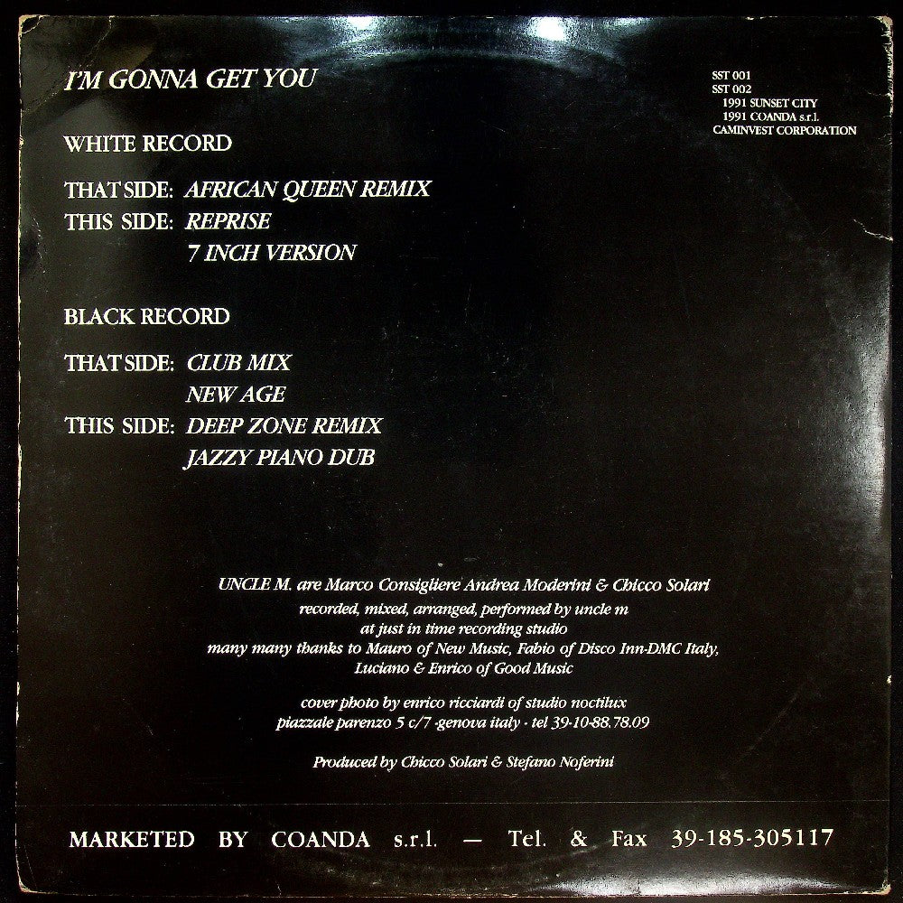 EBOND Uncle M - I'm Gonna Get You Vinile V029066