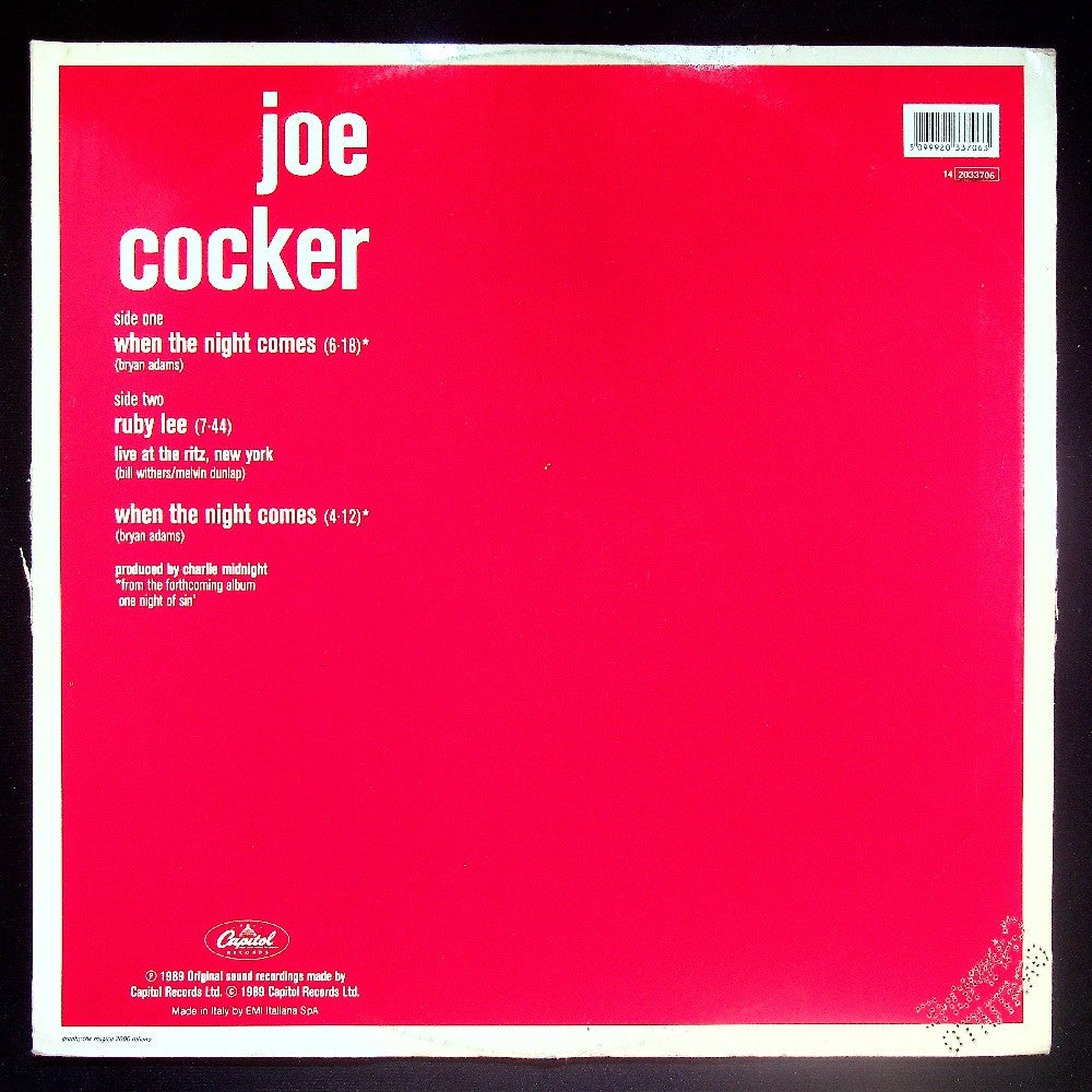 EBOND Joe Cocker - When The Night Comes Vinile V029097