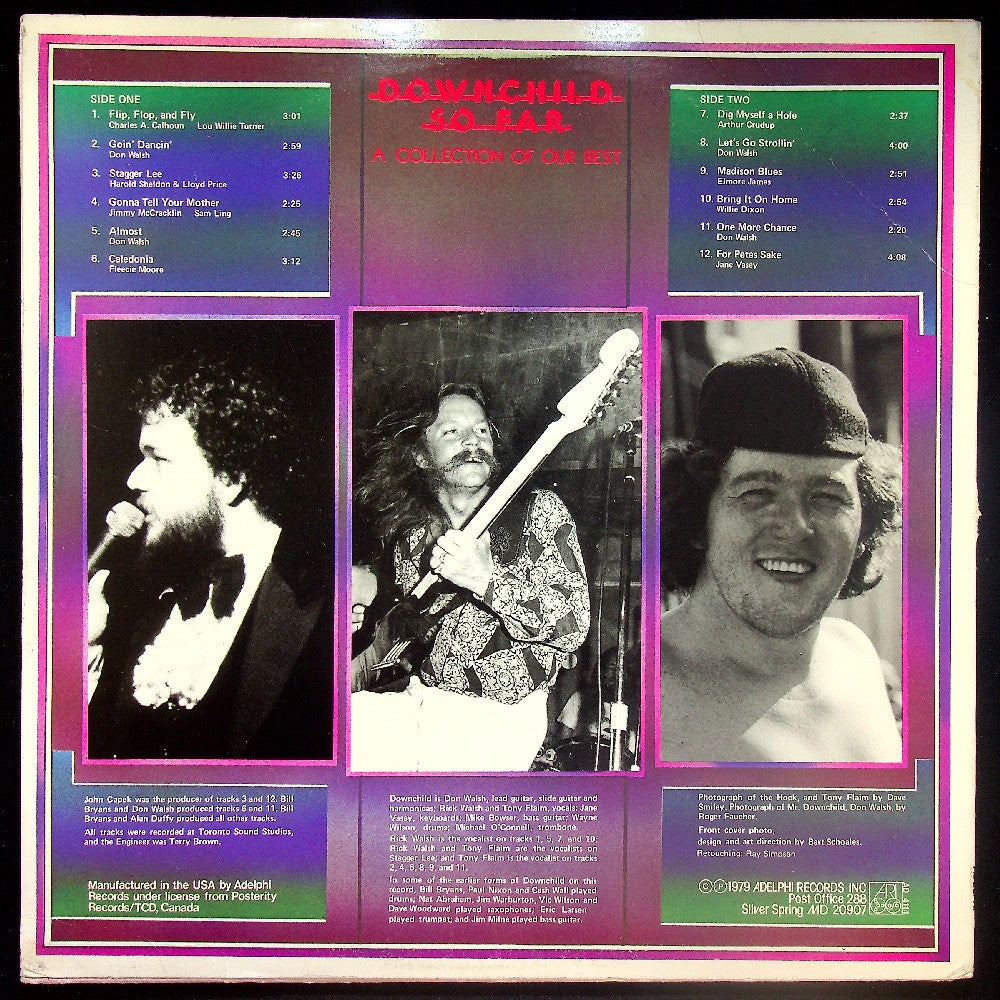 EBOND Downchild - So Far - A Collection Of Our Best Vinile V029107