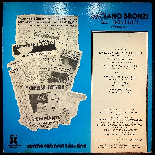 EBOND Luciano Bronzi - Gli Osimanti (Yugostrazze) Vinile V030021