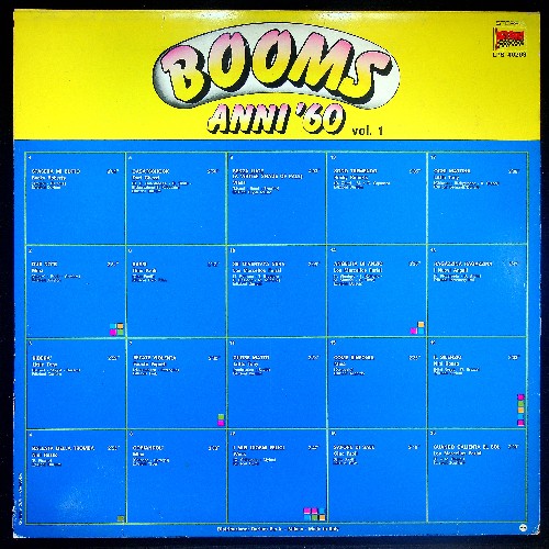 EBOND Various - Booms Anni '60 Vol. 1 Vinile V030050