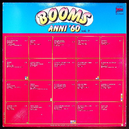 EBOND Various - Booms Anni '60 Vol. 2 Vinile V030051