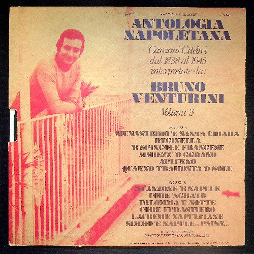 EBOND Bruno Venturini - Antologia Napoletana Volume 3 Vinile V030095