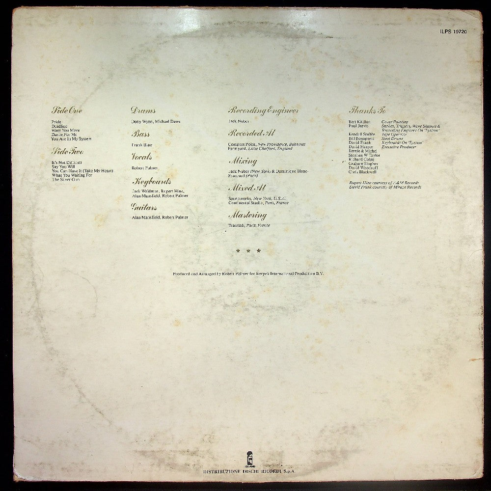 EBOND Robert Palmer - Pride Vinile V031046