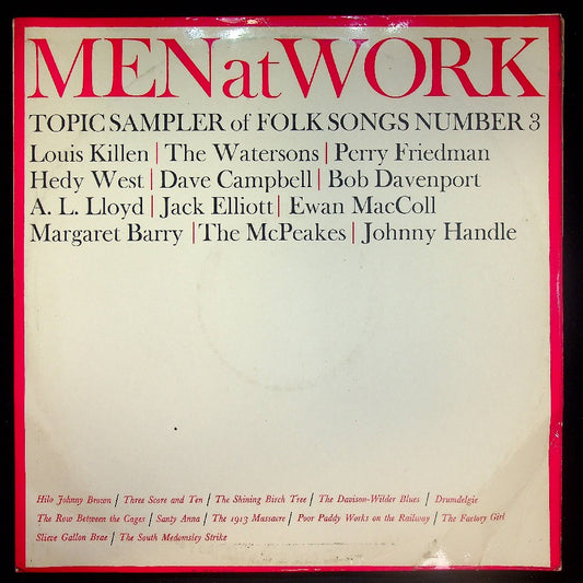 EBOND Various - Men At Work - Topic Sampler Of Folk Songs Number 3 Vinile V031076