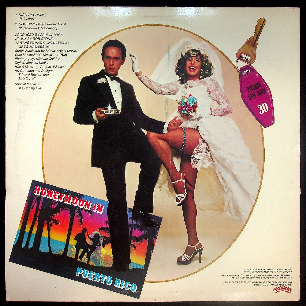EBOND Paul Jabara - Disco Wedding / Honeymoon In Puerto Rico Vinile V031108