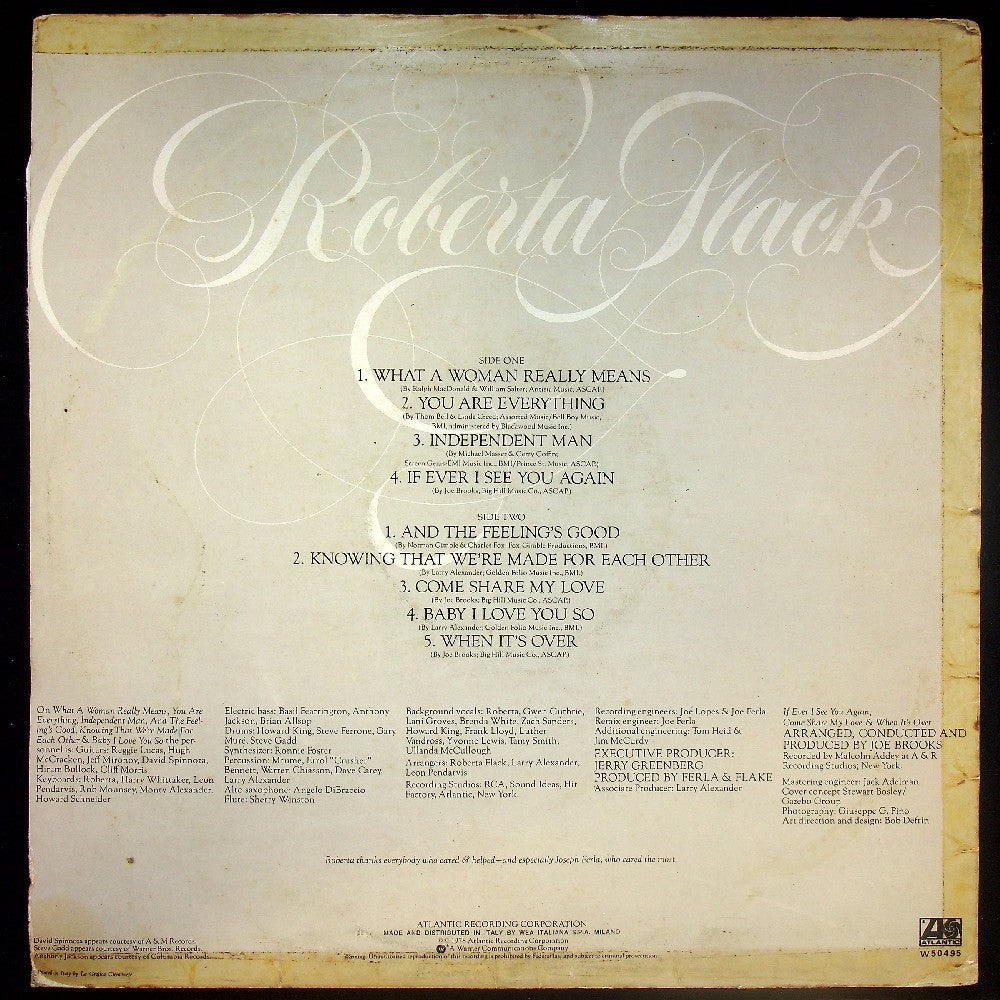EBOND Roberta Flack - Roberta Flack Vinile V031127