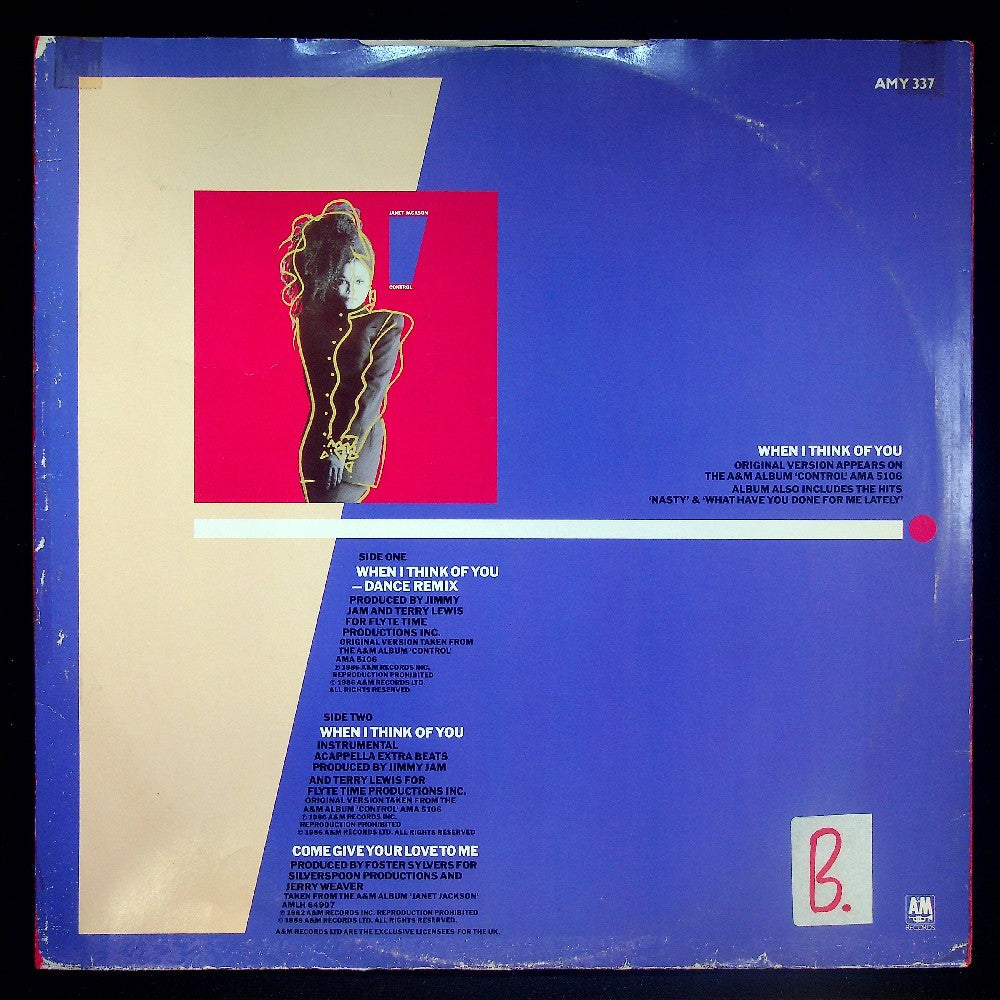 EBOND Janet Jackson - When I Think Of You Vinile V031129