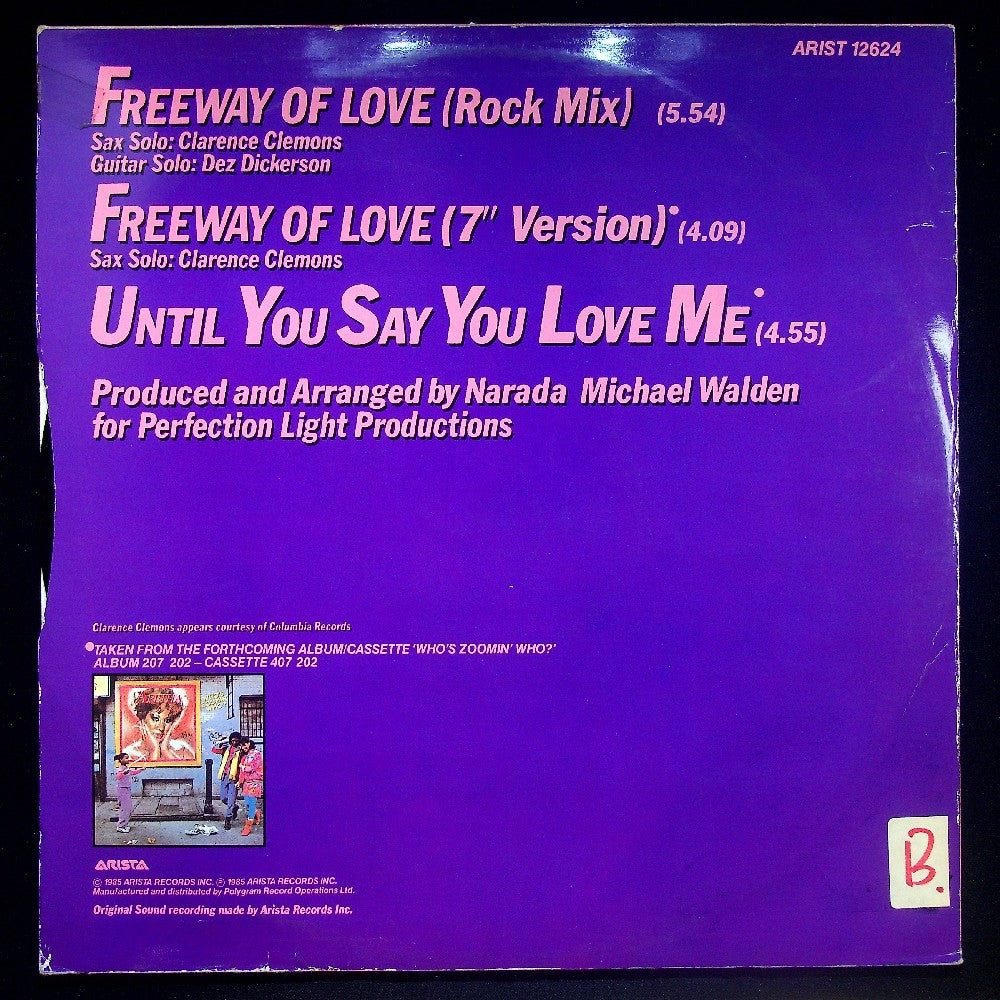 EBOND Aretha Franklin - Freeway Of Love Vinile V032007