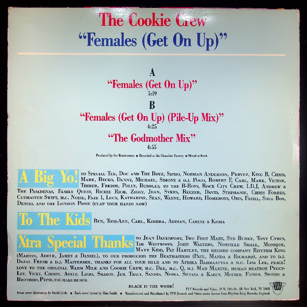 EBOND The Cookie Crew - Females (Get On Up) Vinile V032044