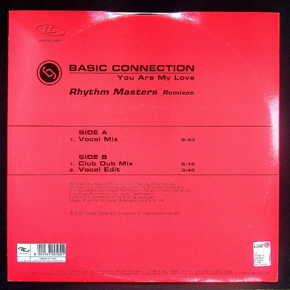 EBOND Basic Connection - You Are My Love (Rhythm Masters Remixes) Vinile V032081