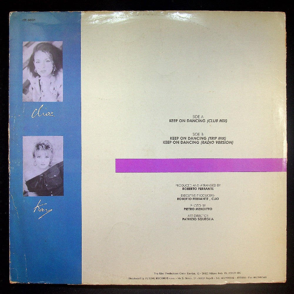 EBOND Clio & Kay - Keep On Dancing Vinile V032109