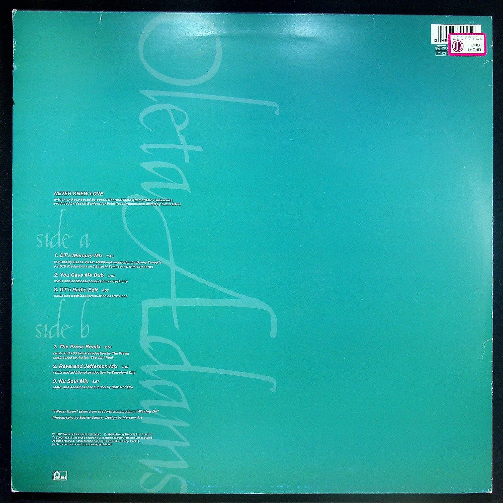 EBOND Oleta Adams - Never Knew Love Vinile V032128