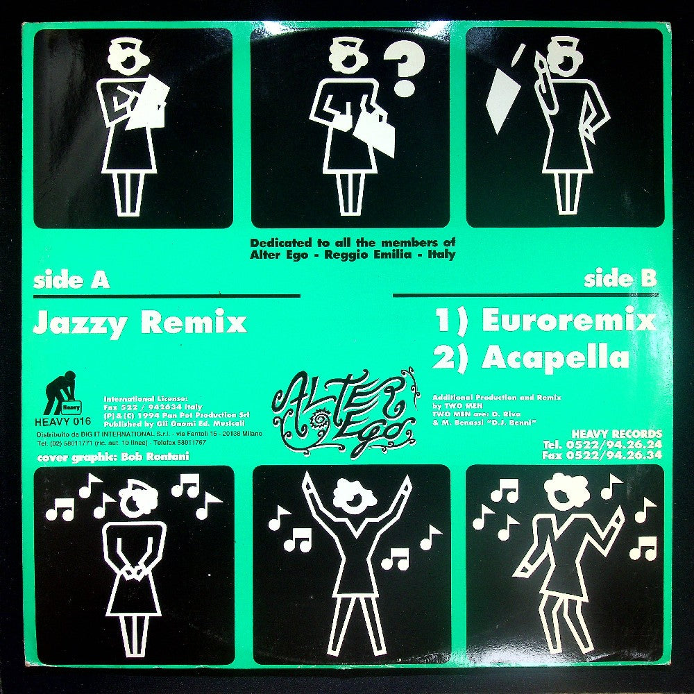 EBOND Alter Ego - Dance! (If You Cannot) (Remix By Two Men) Vinile V033002