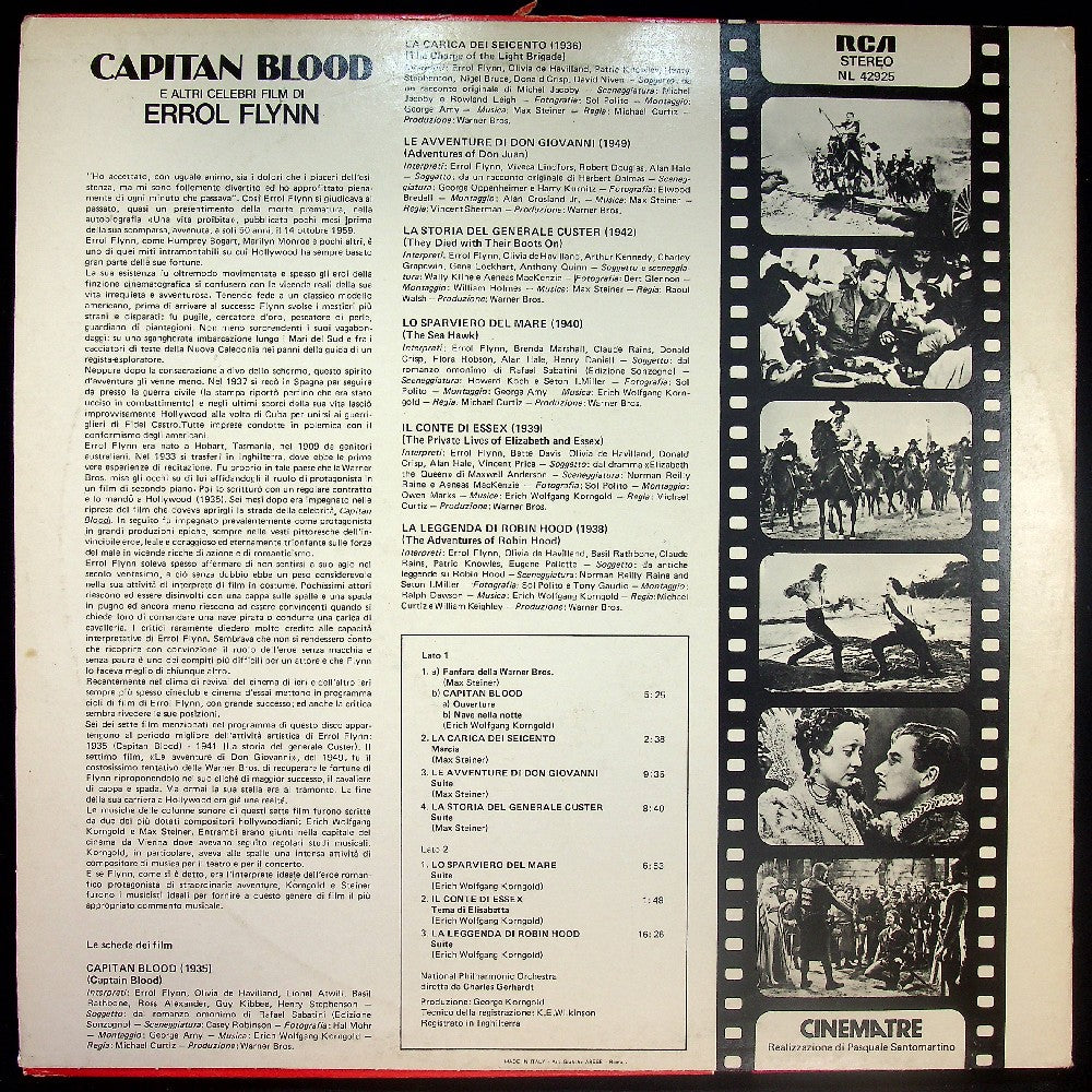 EBOND Charles Gerhardt - Capitan Blood E Altri Celebri Film Di Errol Flynn Vinile V033092