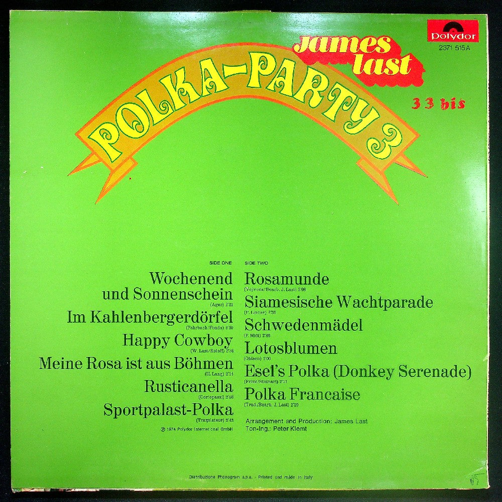 EBOND James Last - Polka Party 3 Vinile V033110