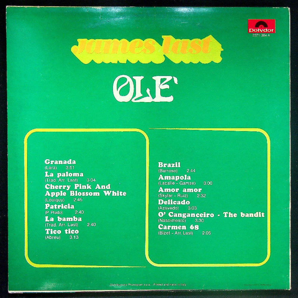 EBOND James Last - Ole Vinile V033118