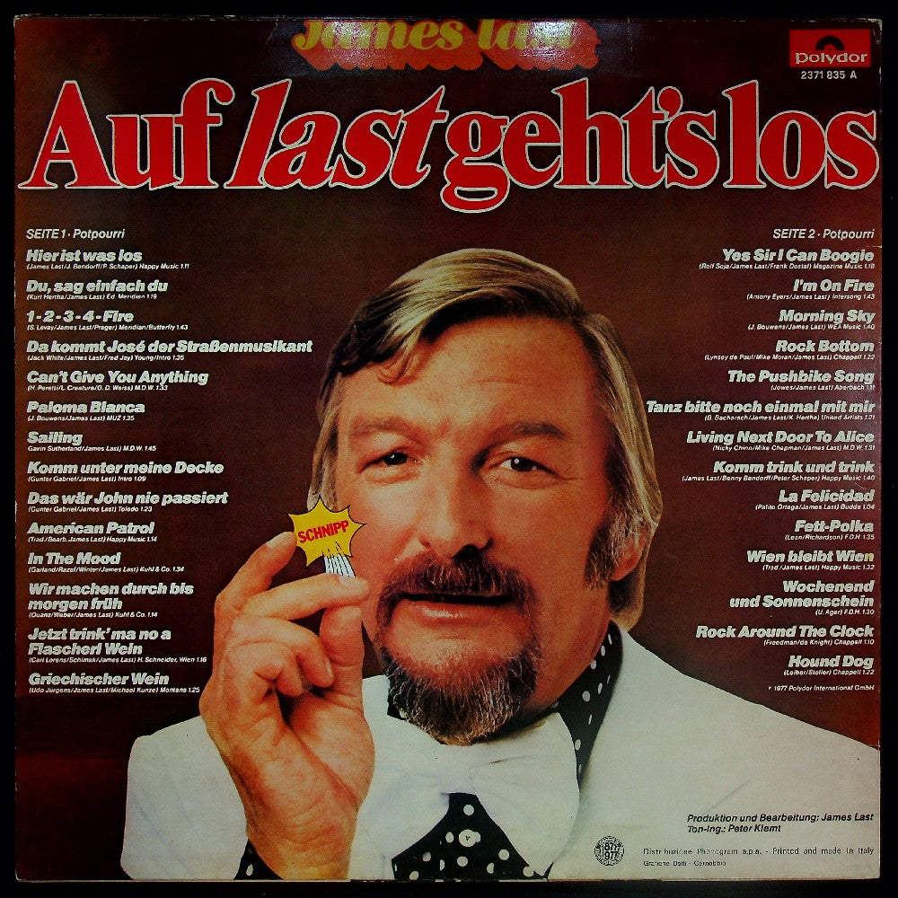 EBOND James Last - Auf Last Geht's Los Vinile V033124