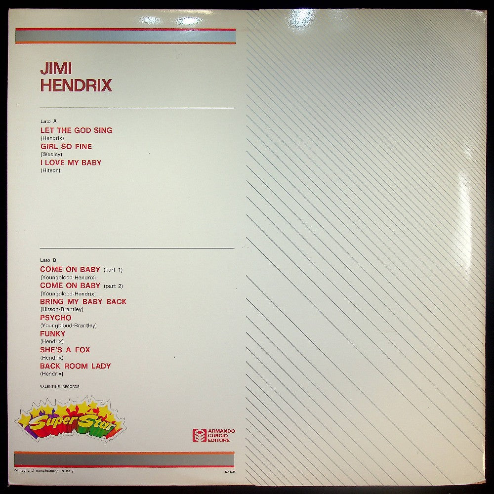 EBOND Jimi Hendrix - Jimi Hendrix Vinile V033139