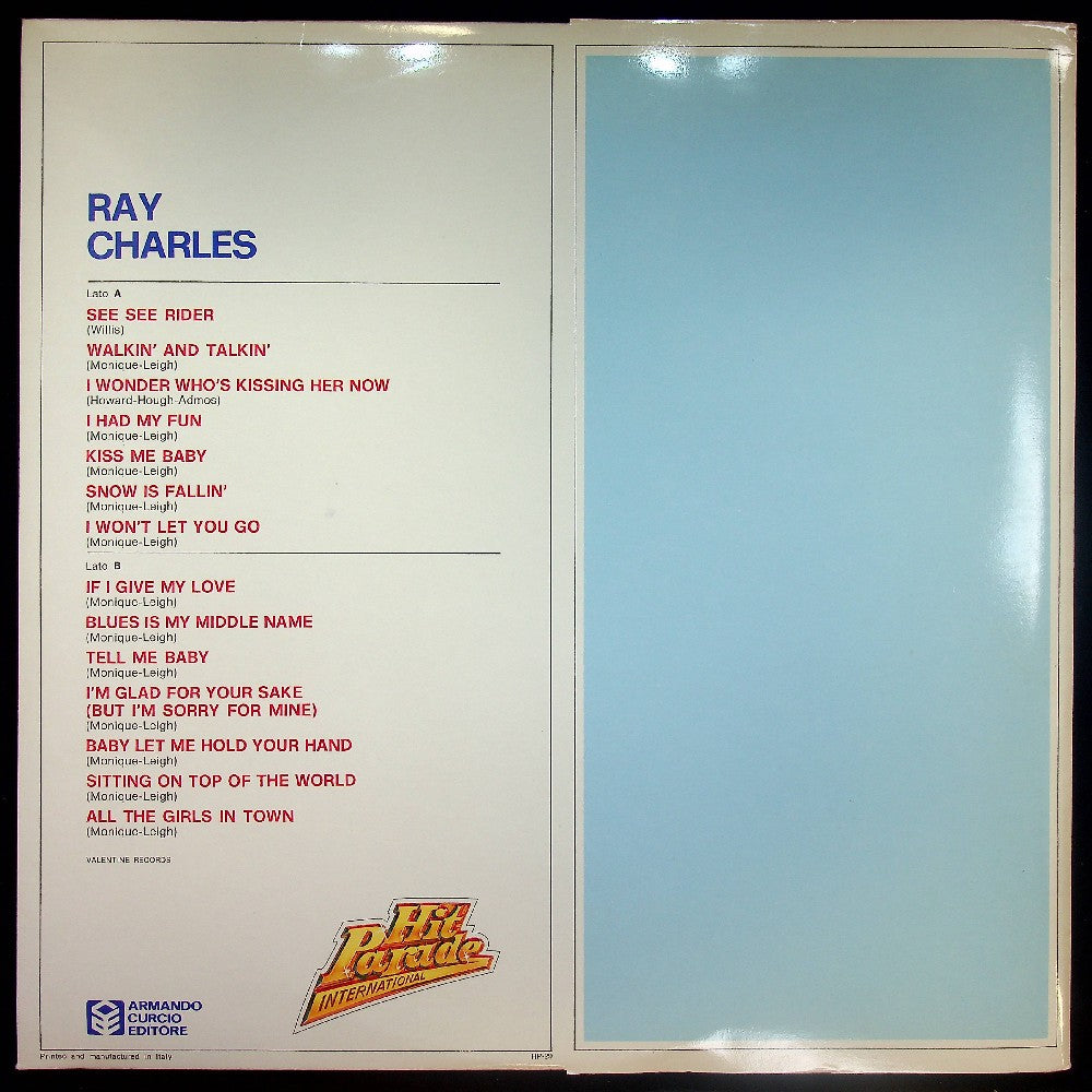 EBOND Ray Charles - Ray Charles Vinile V034021